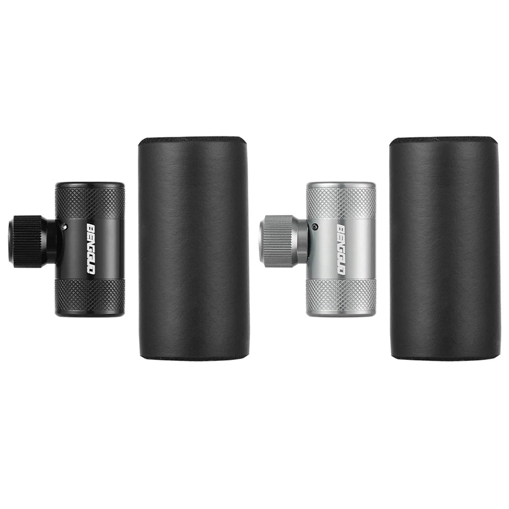 Set of CO2 triggers on a white background
