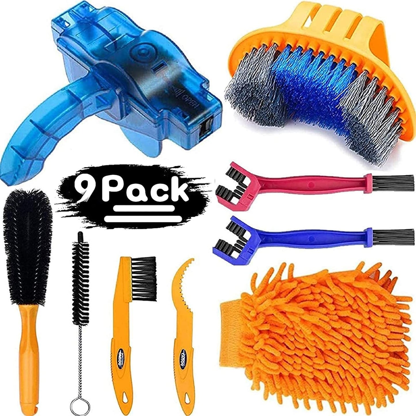 Triathlon Cycling Gear Bundle - Mini Pump, Inner Tubes, Saddle Bag, Multi Tool & Cleaning Kit