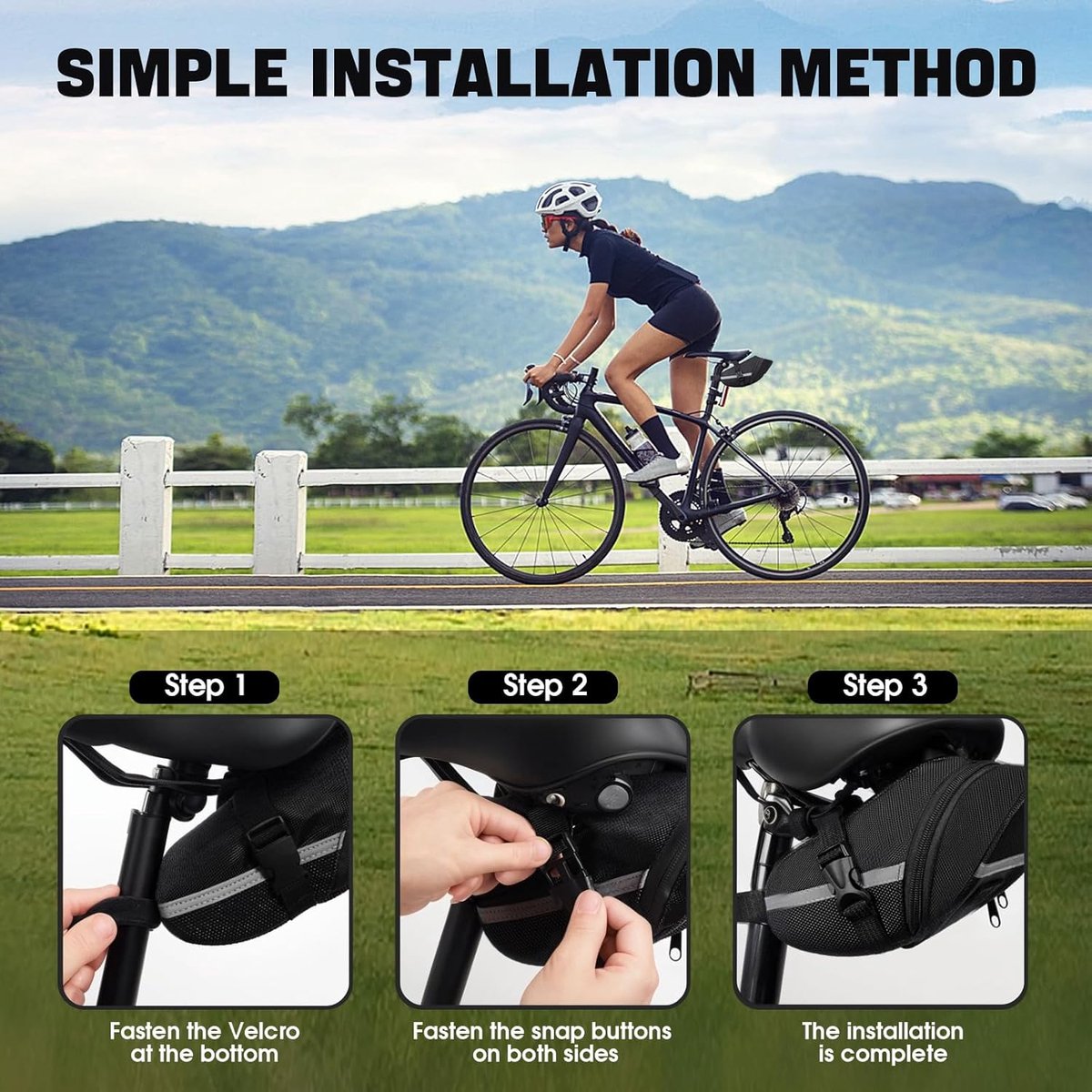 Compact Bicycle Saddle Bag