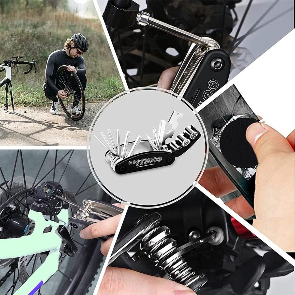 Multifunctional Cycling Tool Kit