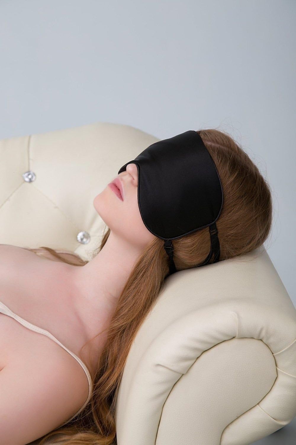 Elite Mulberry Silk Sleep Mask - Black