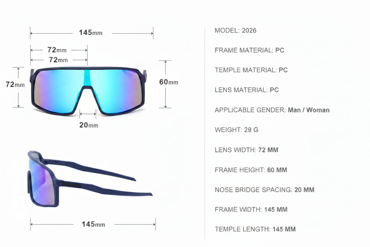 Essentials Cycling Sunglasses: Tea Colours