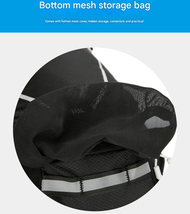 Lightweight 16L Hiking Backpack - Black