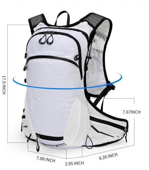 Lightweight Nylon Daypack - White