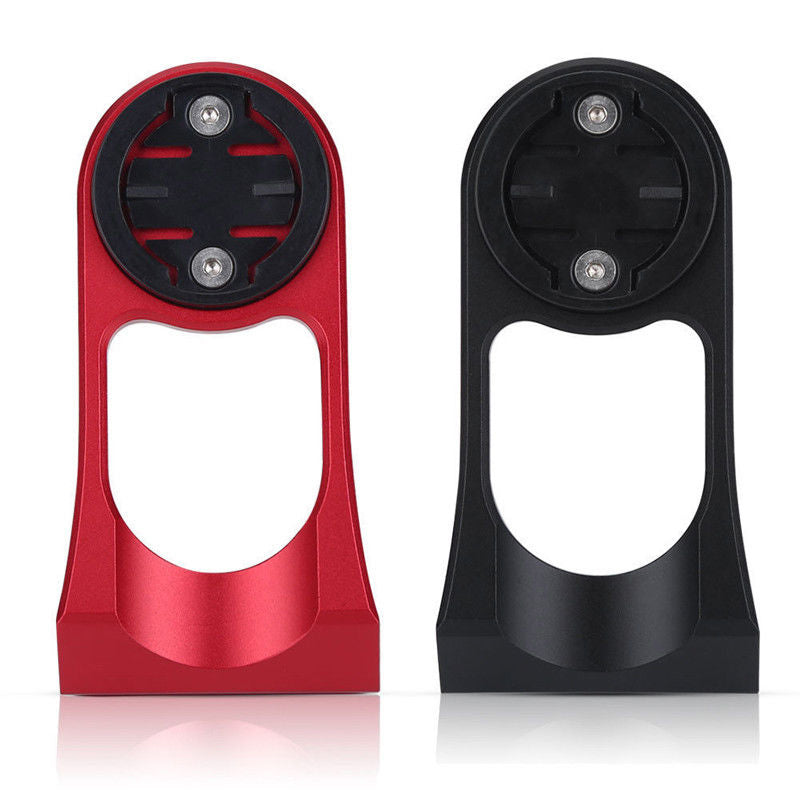Red and Garmin mount holders on a white background