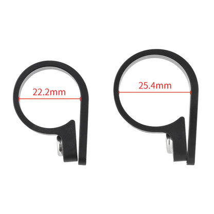 Aero Garmin mount with measurements on a white background