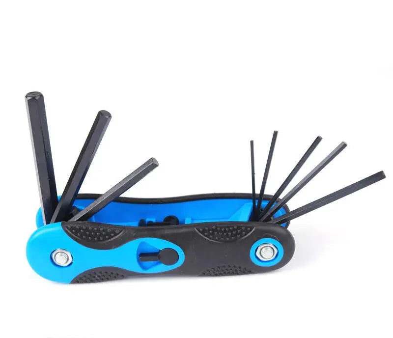 Blue and black hex key set on a white background with 'SEDY' branding.