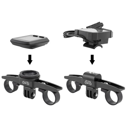 Set of bike Aero Garmin mount  on a white background