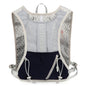 Running vest with honeycomb design on a white background