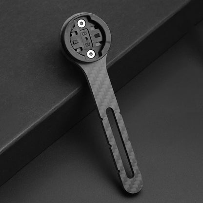 Black Garmin mount on a dark surface