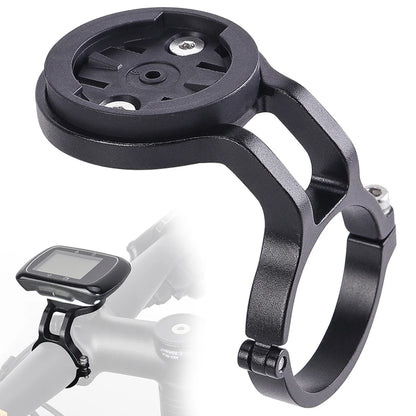 Black Garmin mount with a digital device on a white background