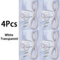 White transparent triathlon laces with suction cups on a light blue background