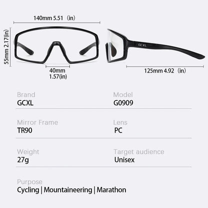 Glasses with dimensions and specifications on a white background