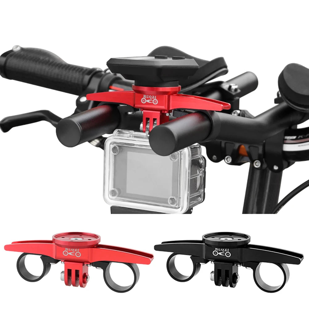 Aero Garmin mount with GoPro camera attachment on a white background