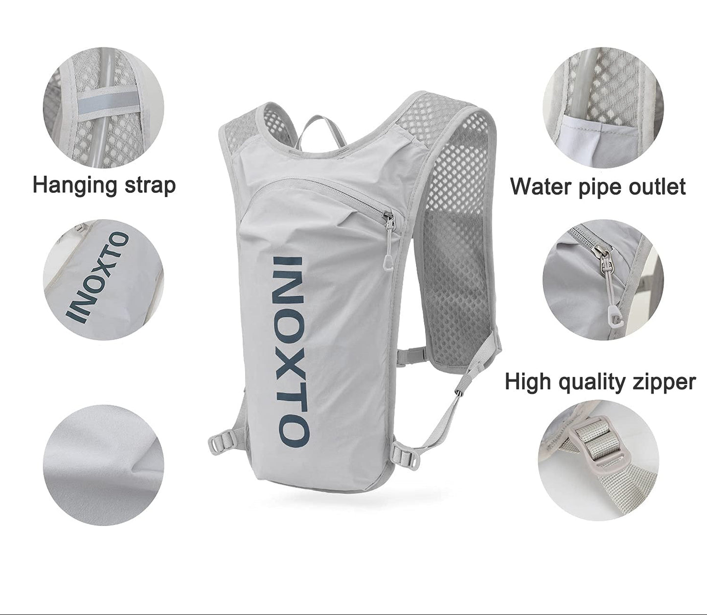 Ultra-Light 1.5L Hydration Run Vest (Black)