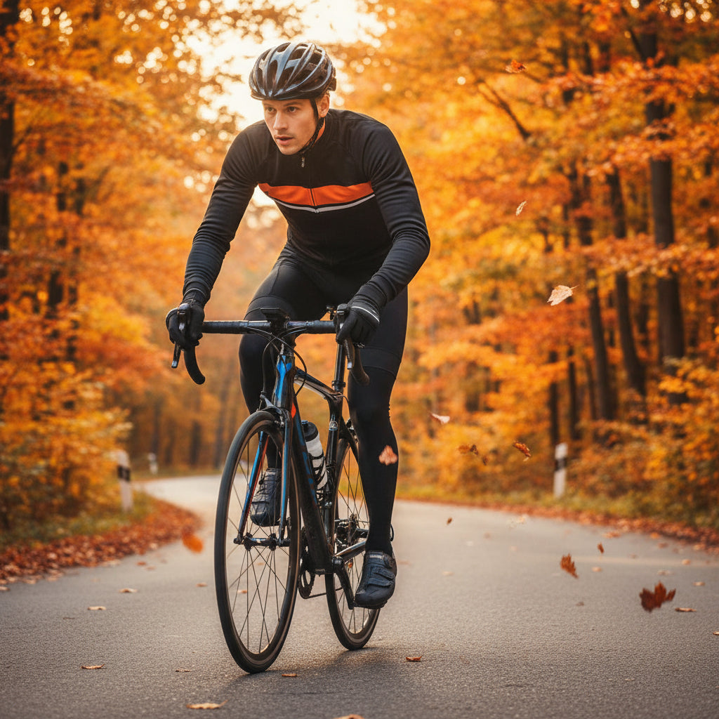 Non-Slip Winter Cycling Gloves - Black Medium