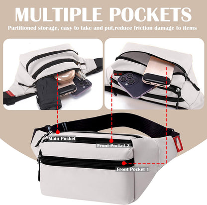 Waterproof Belt Bag - Off-White