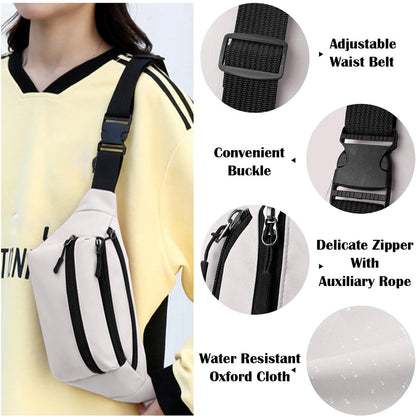 Waterproof Belt Bag - Off-White