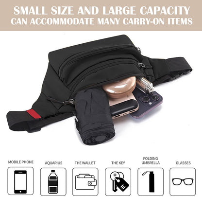 Waterproof Belt Bag - Black