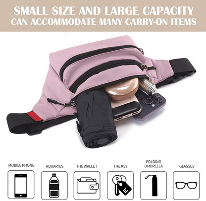 Waterproof Belt Bag - Pink