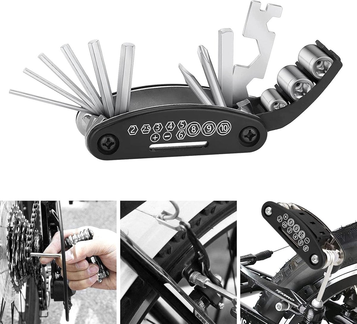 Multifunctional Cycling Tool Kit
