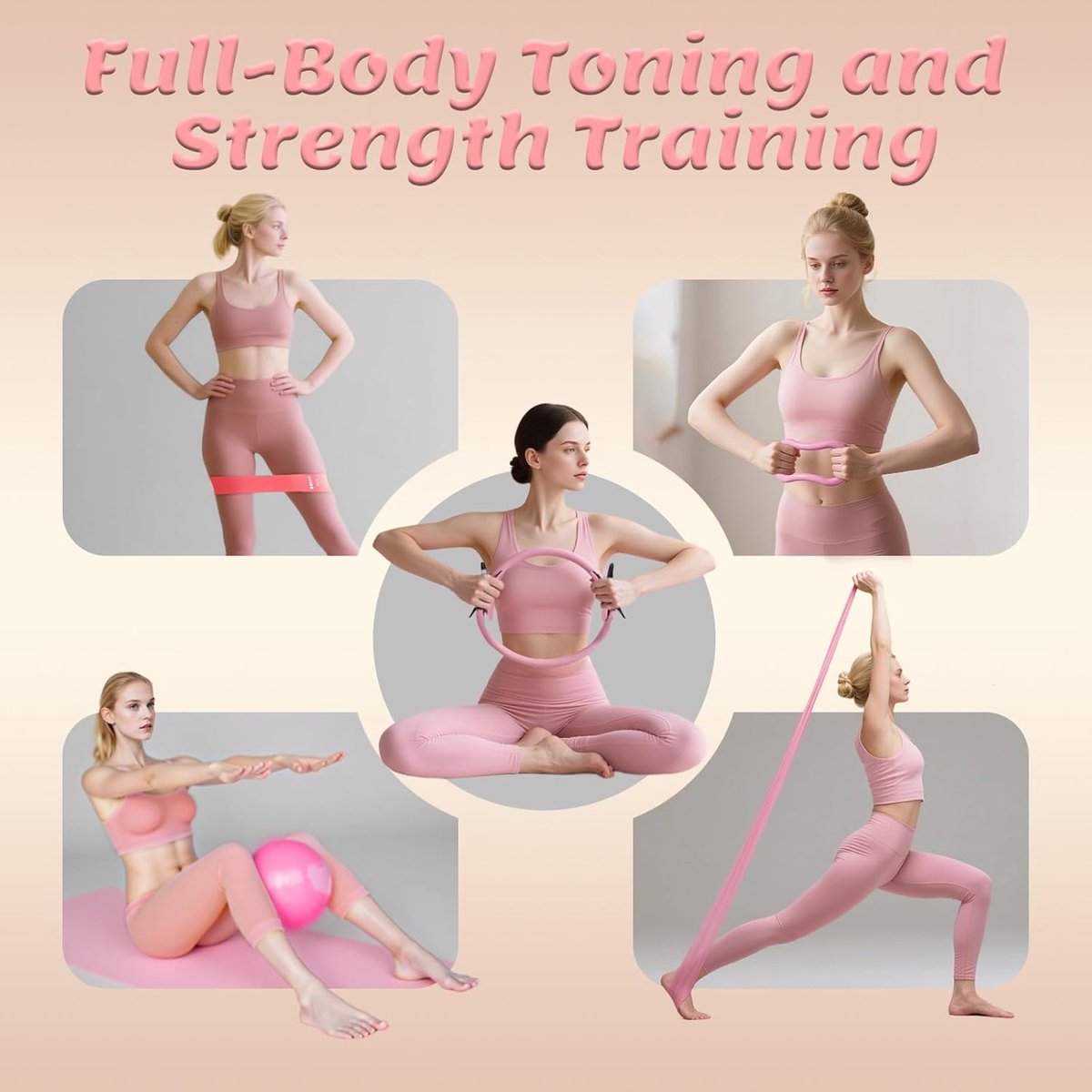 13-Piece Home Pilates Training Set