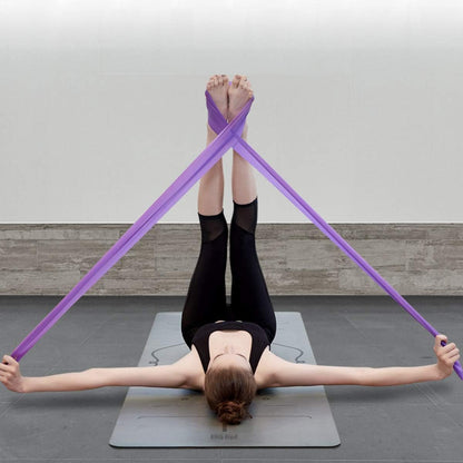 Set of 2 Wide Format Resistance Bands (Blue + Purple)