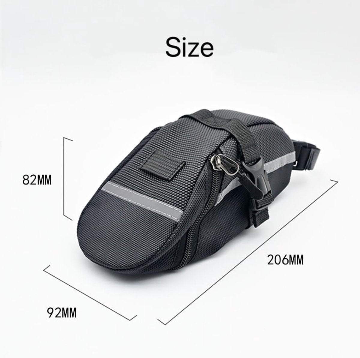 Essentials Saddle Bag - black