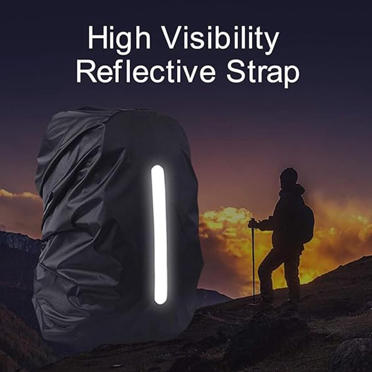Pair of Waterproof Backpack Covers