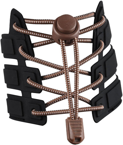Elastic Race Day Laces (Coffee)