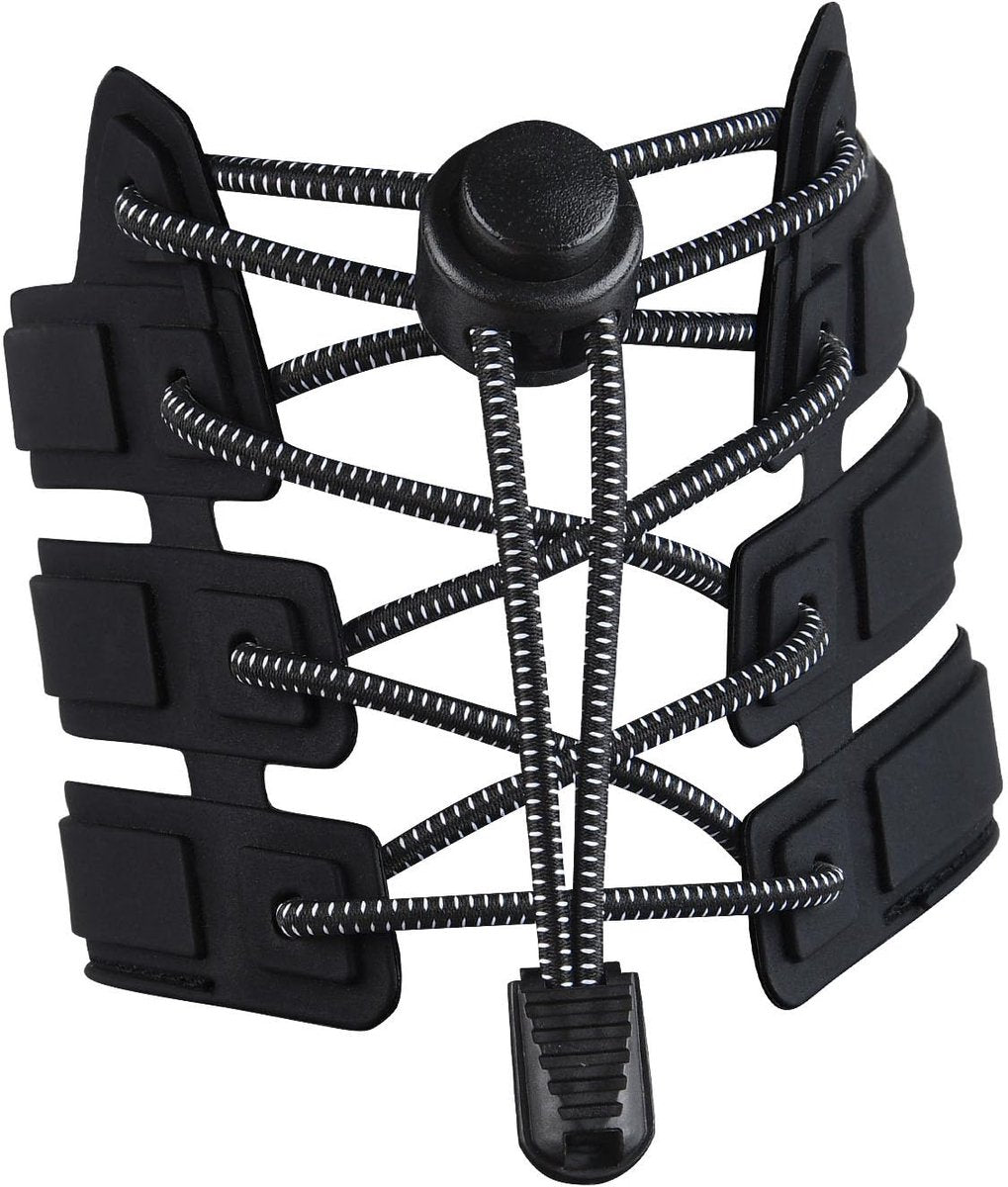 Elastic Race Day Laces (Black)