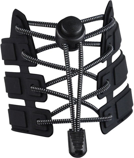 Elastic Race Day Laces (Black)