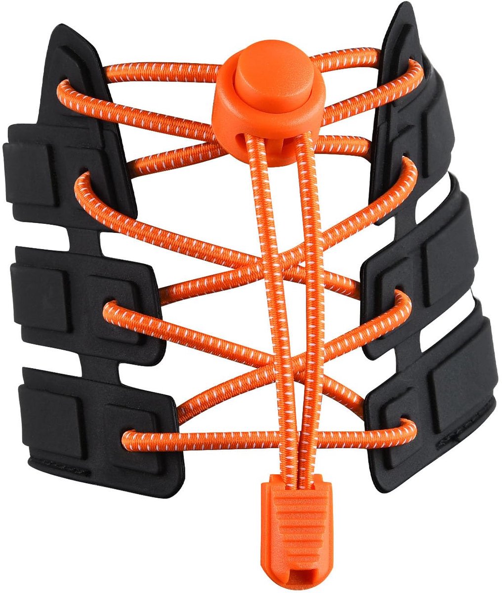 Elastic Race Day Laces (Orange)
