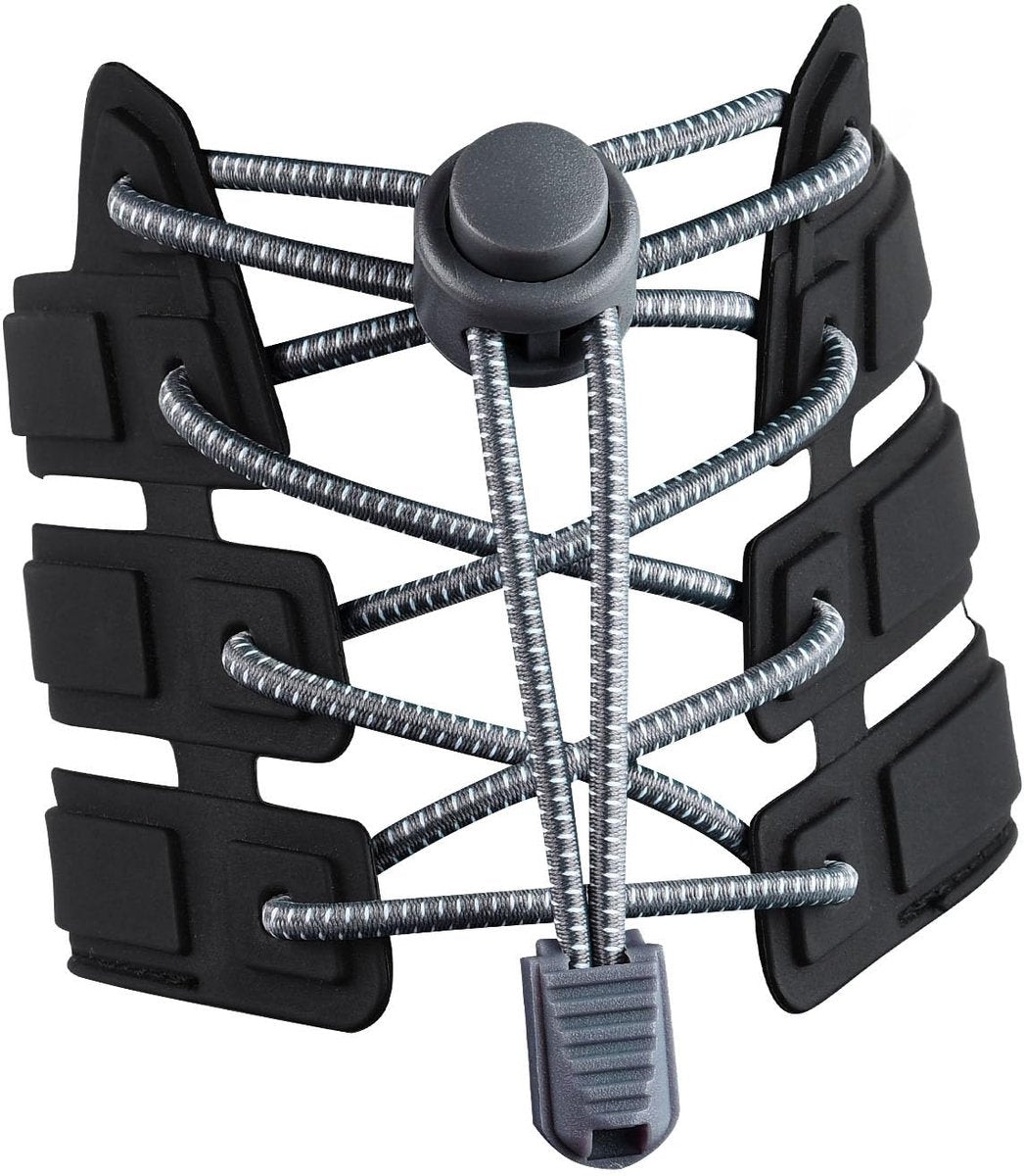 Elastic Race Day Laces (Gray)