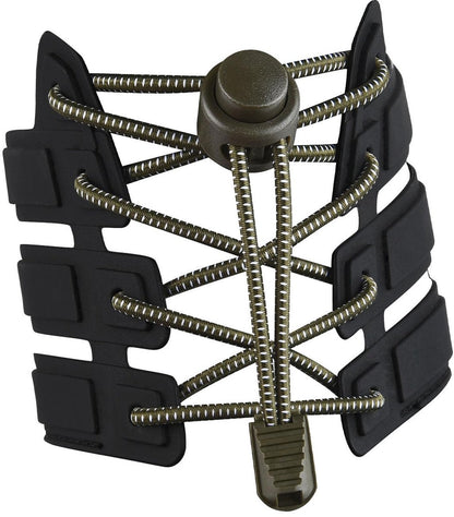 Elastic Race Day Laces (Army Green)