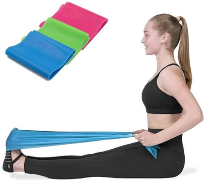 Set of 3 Wide Format Resistance Bands (Blue + Red + Green)