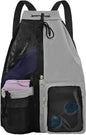 Mesh Swim Gear Backpack - (Grey）