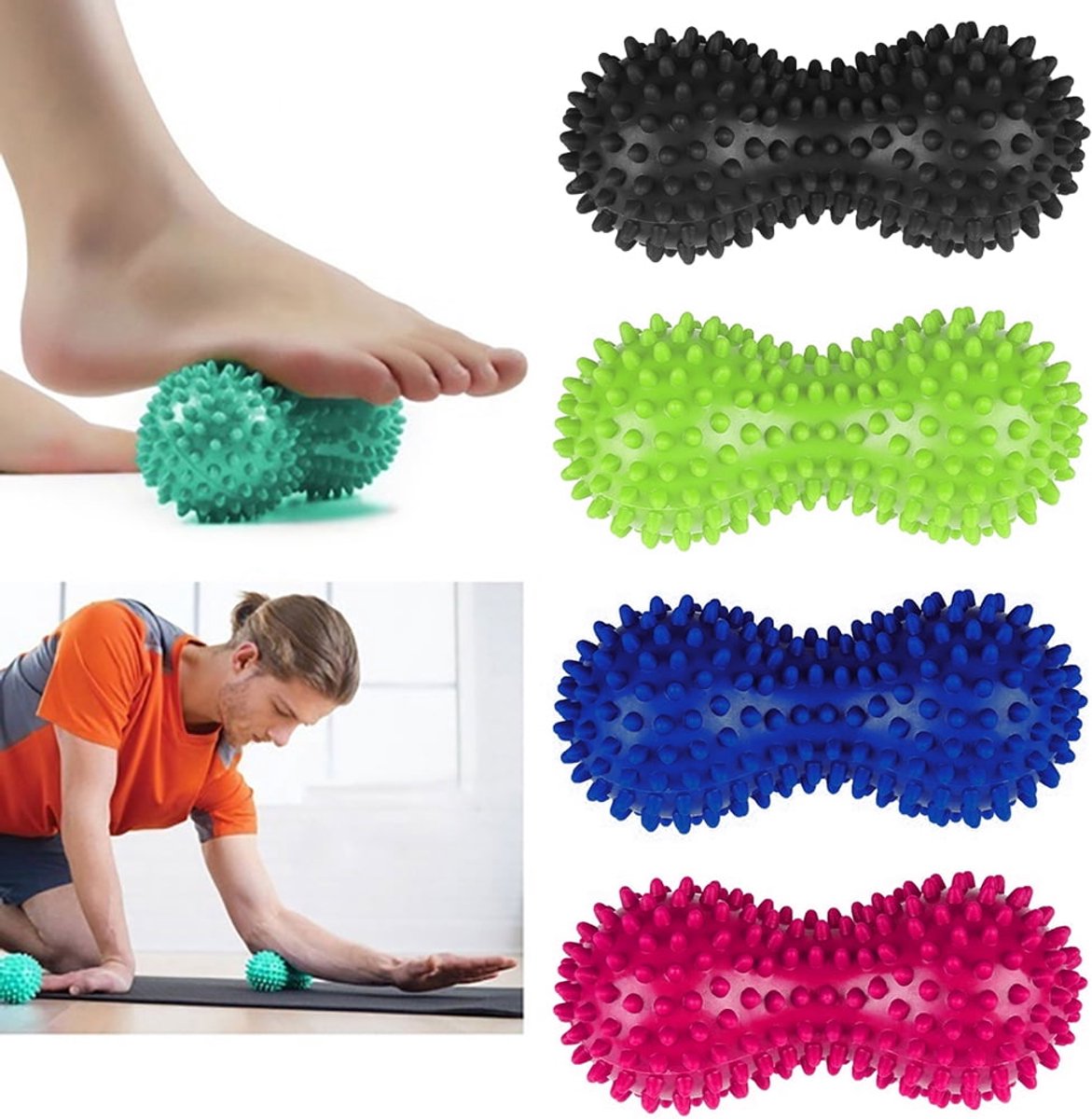 4-Pack of Peanut Massage Balls