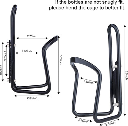 Essentials Aluminium Bottle Cage (Black)