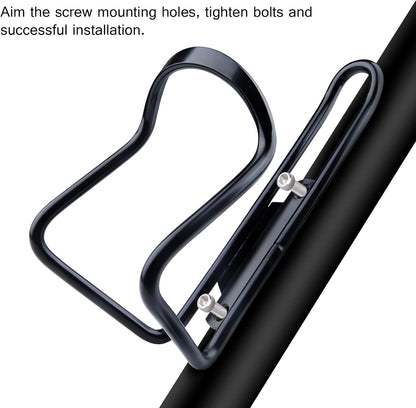 Essentials Aluminium Bottle Cage (Black)
