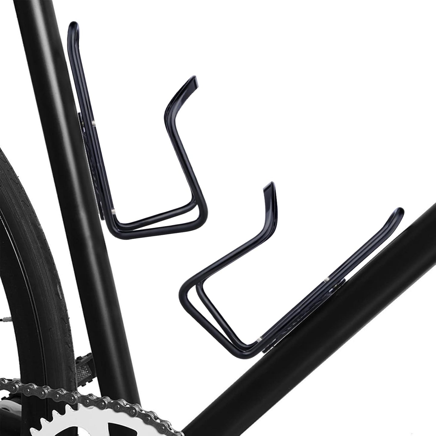 Essentials Aluminium Bottle Cage (Black)