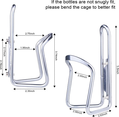 Essentials Aluminium Bottle Cage (Silver)