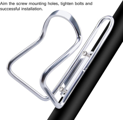 Essentials Aluminium Bottle Cage (Silver)