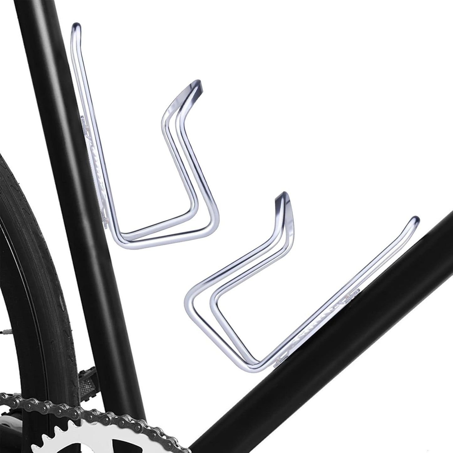 Essentials Aluminium Bottle Cage (Silver)