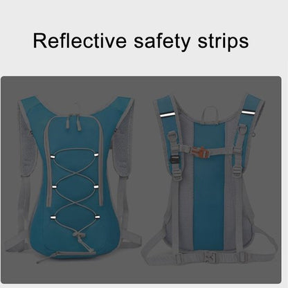 Hydration Running Vest With 2L Bladder (Black）