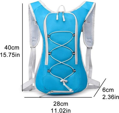 Hydration Running Vest With 2L Bladder (Black）