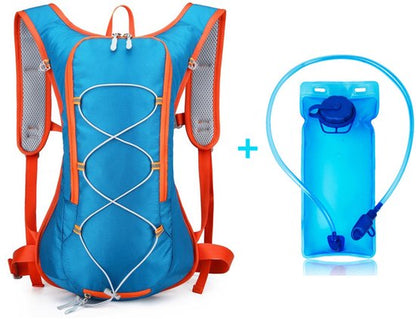 Hydration Running Vest With 2L Bladder (Blue）