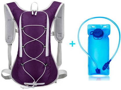 Hydration Running Vest With 2L Bladder (Purple）