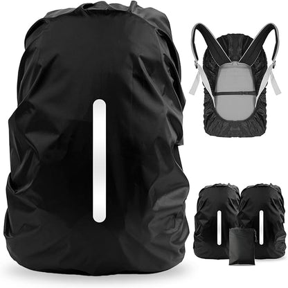 Waterproof & Reflective Backpack Cover - Up to 35 Liters