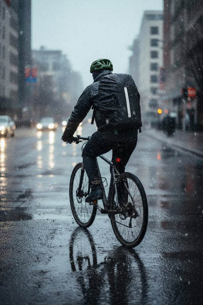 Waterproof & Reflective Backpack Cover - Up to 35 Liters
